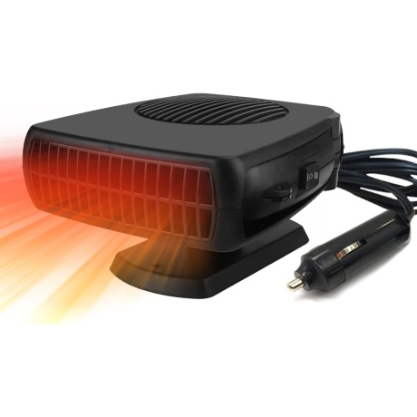 Auto soojendi ja klaasisulataja 200W 12V – pöörleva alusega kompaktne lahendus igaks aastaajaks