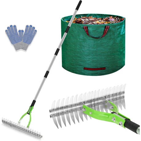 Lehekoristuse komplekt - reha, ämber ja kindad komplektis