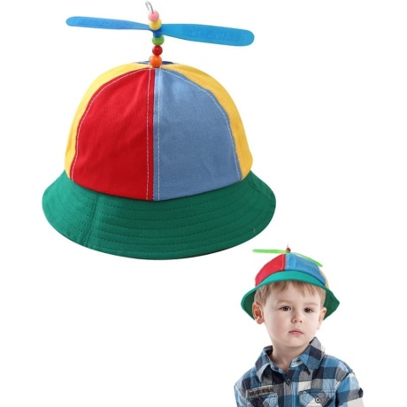 Müts propelleriga lastele pea ümbermõõt 54cm, reguleeritav