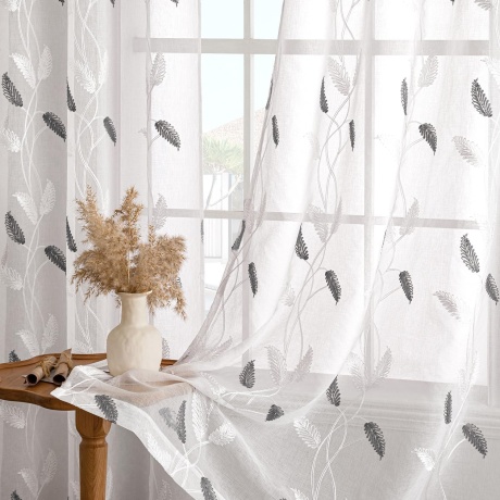 Kardinad, 2 Paneeli, 140 x 160 cm, Hall – Linataoline Polyester