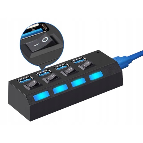 USB jaotur Splitter HUB 4x USB 3.0